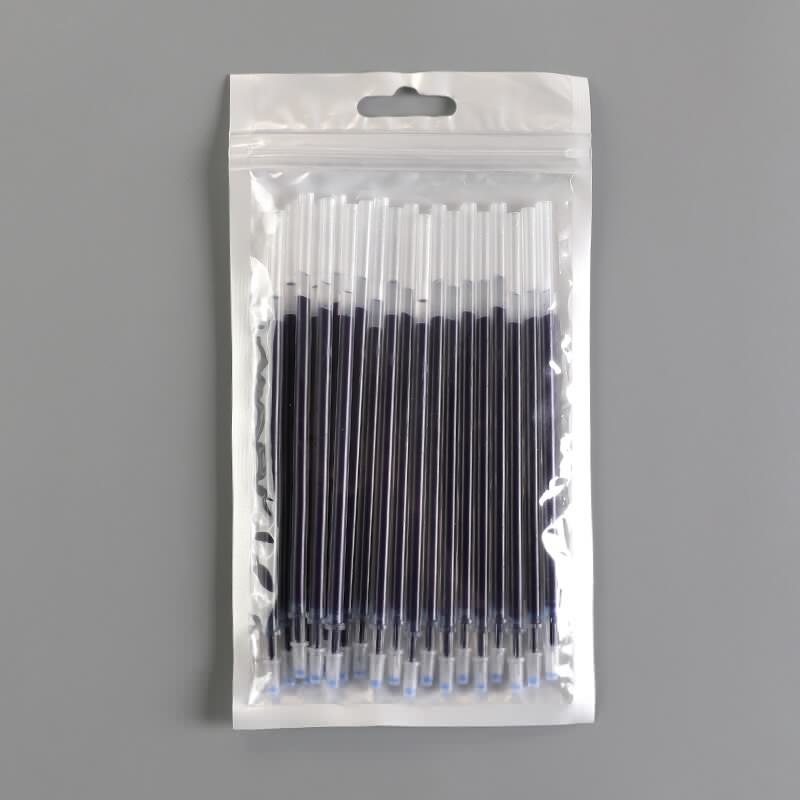 (20 stycken / lot) bläckpenna refill 0.38mm nål penna refill: Blå