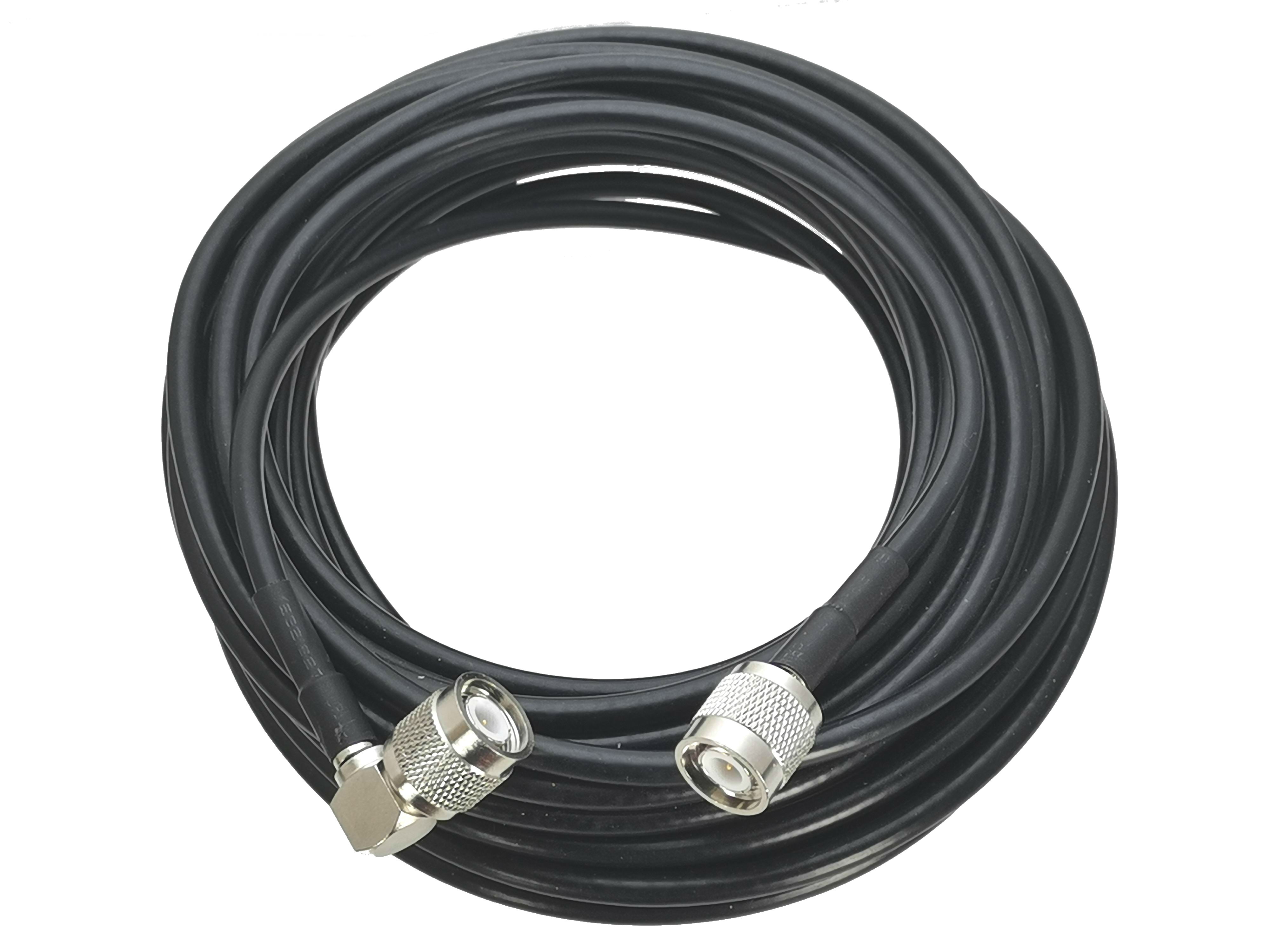 RG58 TNC Stecker auf TNC Stecker Rechten winkel Stecker RF Jumper zopf Kabel 6 zoll ~ 20M