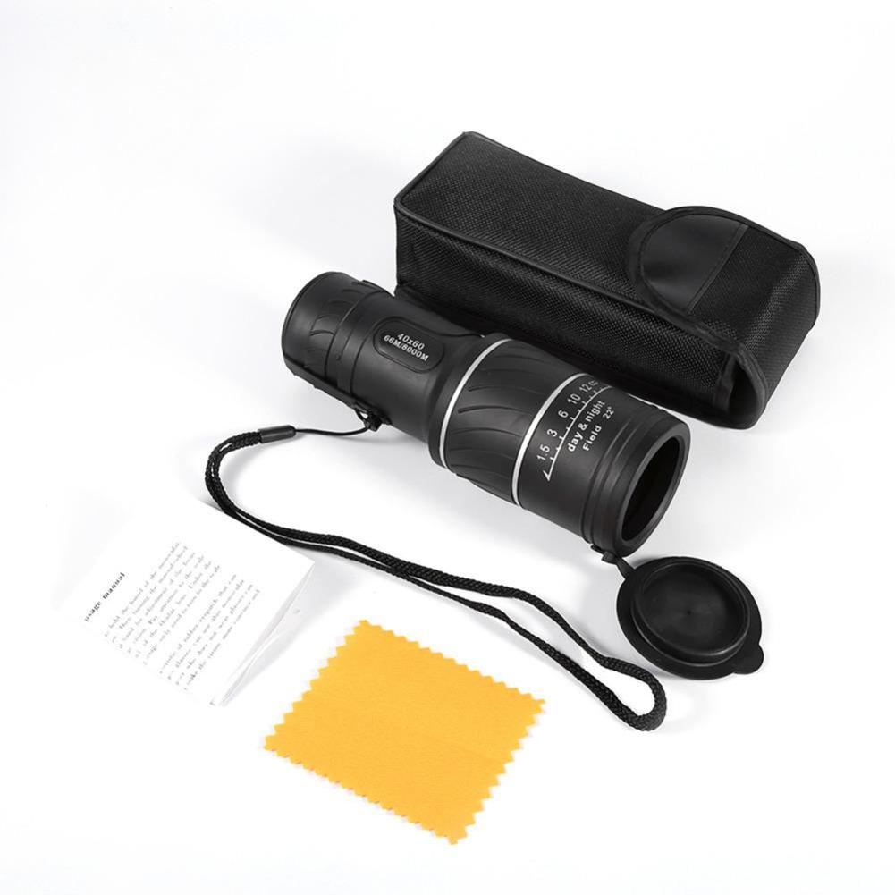 40x60 Monocular Telescope High Power HD Low-light Night Vision Telescope Anti-slip Handle Clear View
