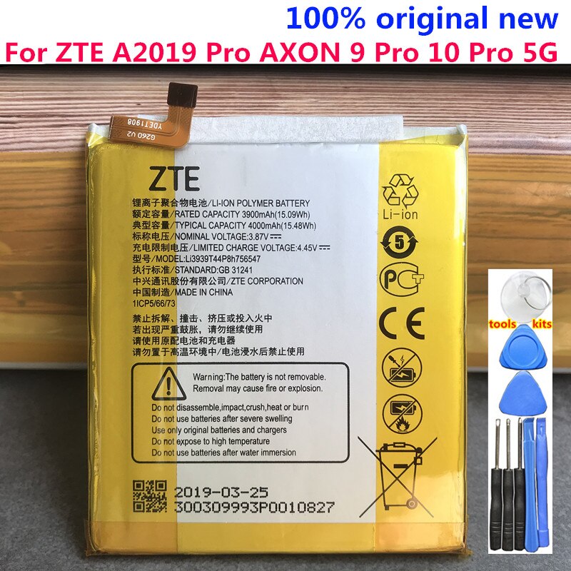 Original Li3939T44P8h756547 Batterie Für ZTE A2019 Profi Axon 9 Profi A2020 A2020N2 Axon 10 Profi 5G Handy, Mobiltelefon telefon