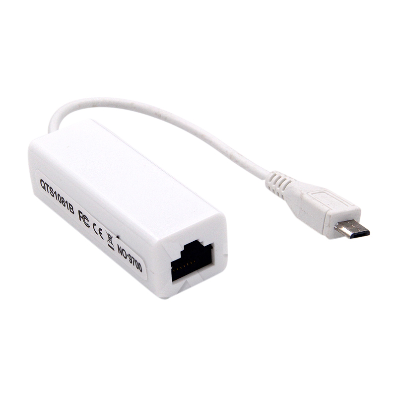 1 stücke Mikro USB 2,0 5 Stift zu Ethernet 10/100 M RJ45 Netzwerk Lan kabel Adapter Karte Mikro usb zu lan karte Stecker Für Tablette