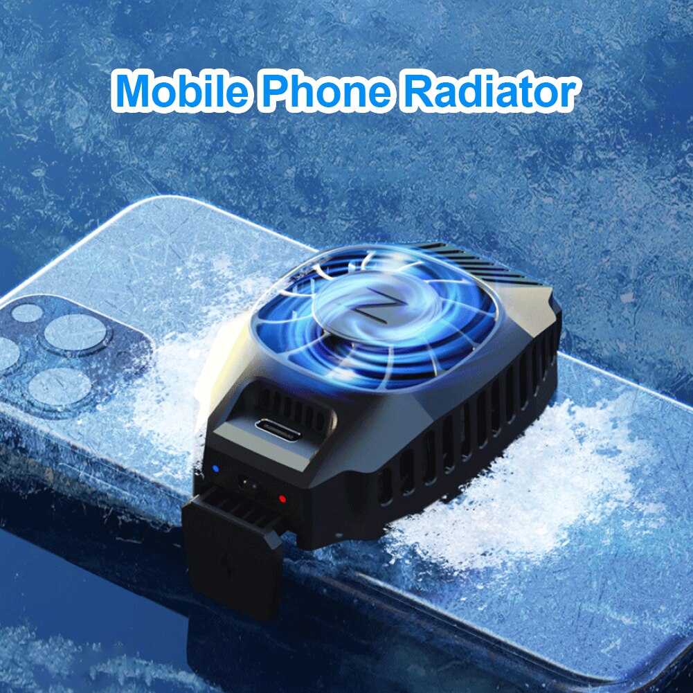 USB C Mobile Phone Cooling Fan Radiator for Smart Phone Gamepad Portable Universal Cooler System Gaming Heat Sink