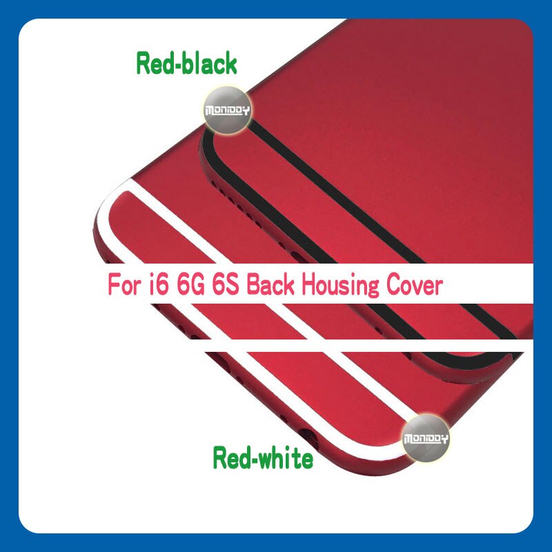 Achterklep voor iphone 6 6g 6s 6 plus 6s plus 6sp 6 plus achterbehuizing deksel achterdeur chassis middenframe +gereedschap