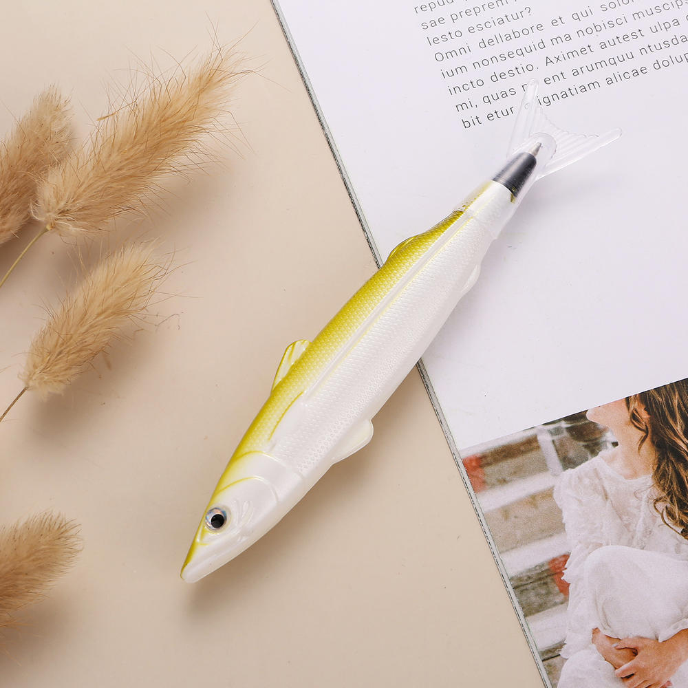 1pcs Novelty 0.5mm Gel Pen Cute Ocean Fish Ballpoint Pen For Writing Office School Supplies Stationery Kawaii Pens: Burgundy