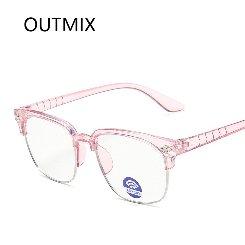 Kid 'S Brillen Anti-Blauw Licht Bril Kinderen Mode Eenvoudige Vierkante Brillen Frame Bijziendheid Optische Spiegel Voor unisex