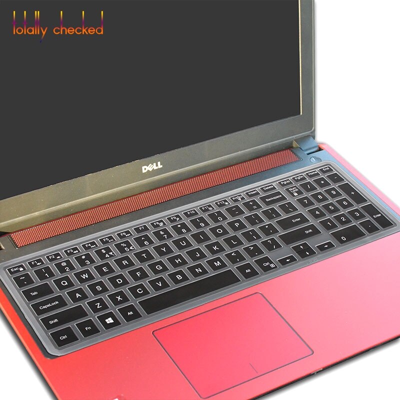 15.6 inch laptop keyboard cover skin for Dell Inspiron 15 5000 series 5545 5547 5548 5555 5558 5559 5566 5567 5577 i5545 i5547: black