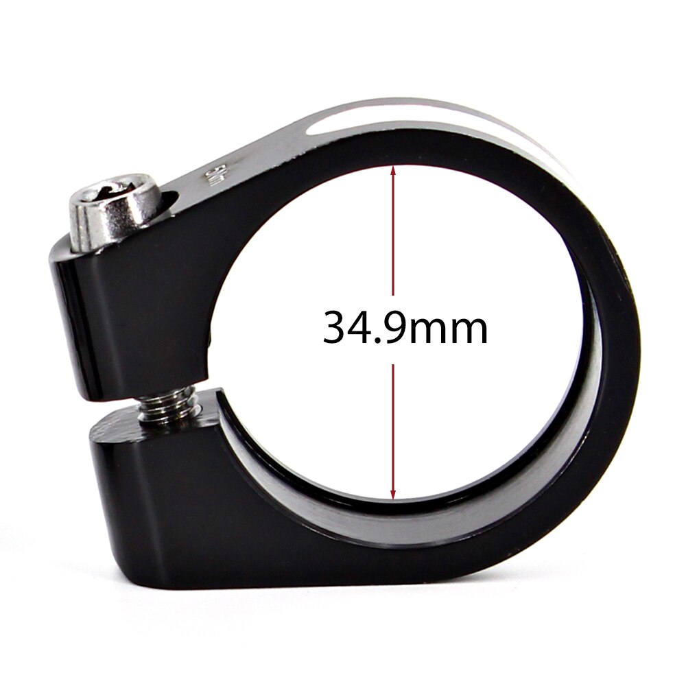 Zadelpenklem Gazelle 35,2 mm ZWART voor aluminium frames - 390308400