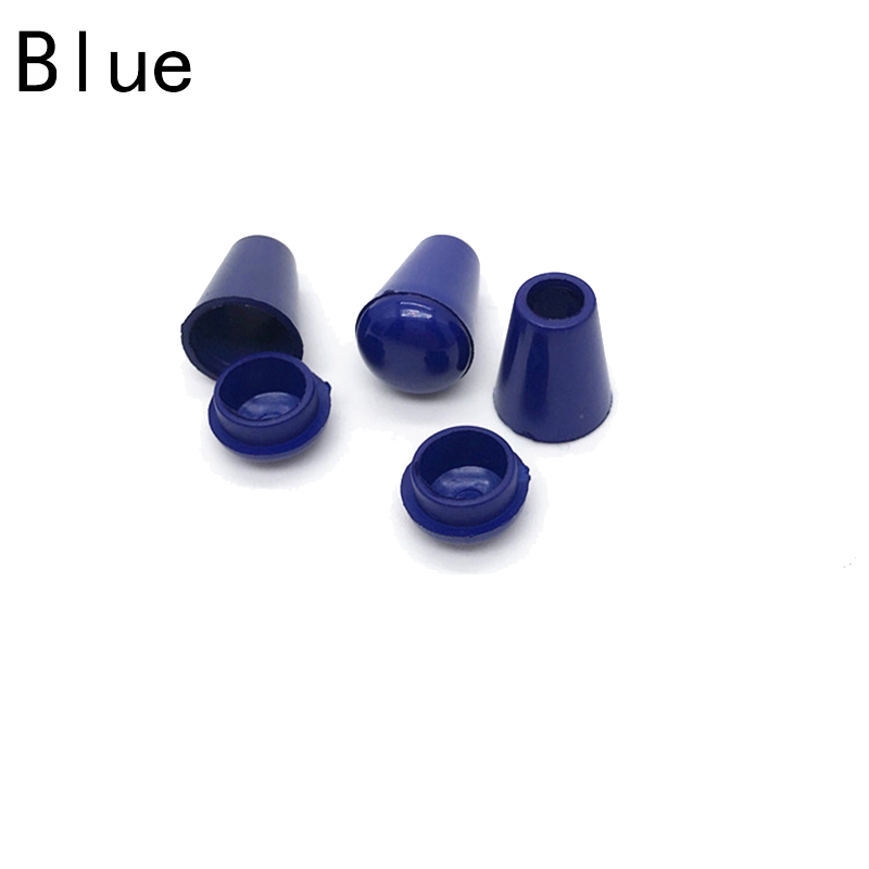 20PCS Colorful Cord Ends Bell Stopper With Lid Lock Plastic Toggle Clip For Paracord Clothes Bag Sports Wear Shoe: 6