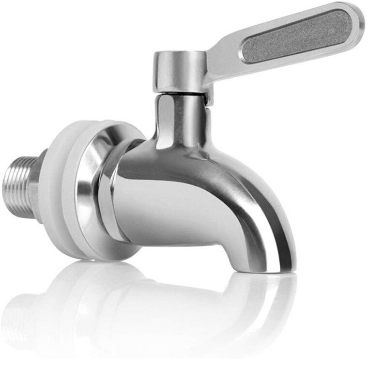 304 vintønner i rustfritt stål, kran for drikke juice vann bøtte kuleventil vinkrukke ankomster