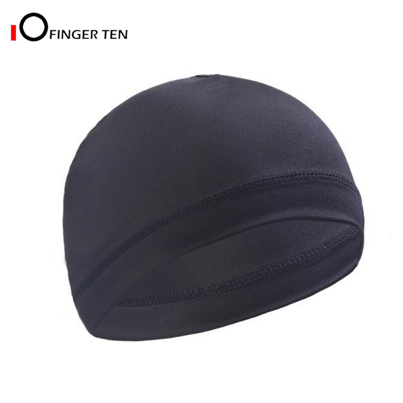 casco de refrigeración de secado rápido gorras de ciclismo bicicleta de carretera para correr motocicleta y fútbol bajo Gorro con líneas duras: Black