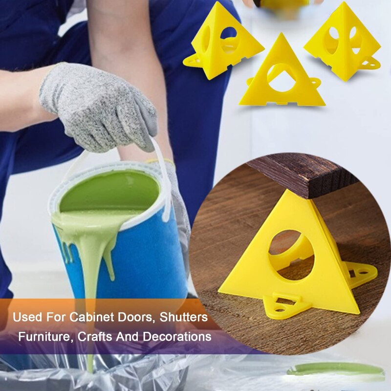 10/20 sztuk trójkąt klocki piramida stoi zestaw trójkąt klocki stóp robić obróbki drewna CarpenterWoodworking akcesoria narzędzie robić malowania