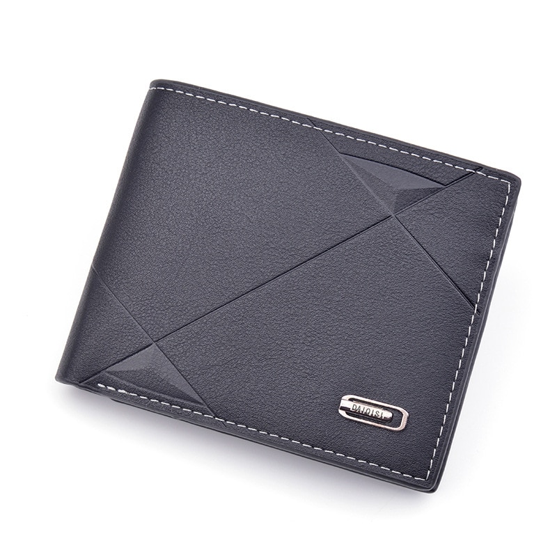 ZOVYVOL-cartera corta de negocios para hombre, tarjetero delgado y plegable para hombre, monedero portátil informal, Mini de cuero Pu,