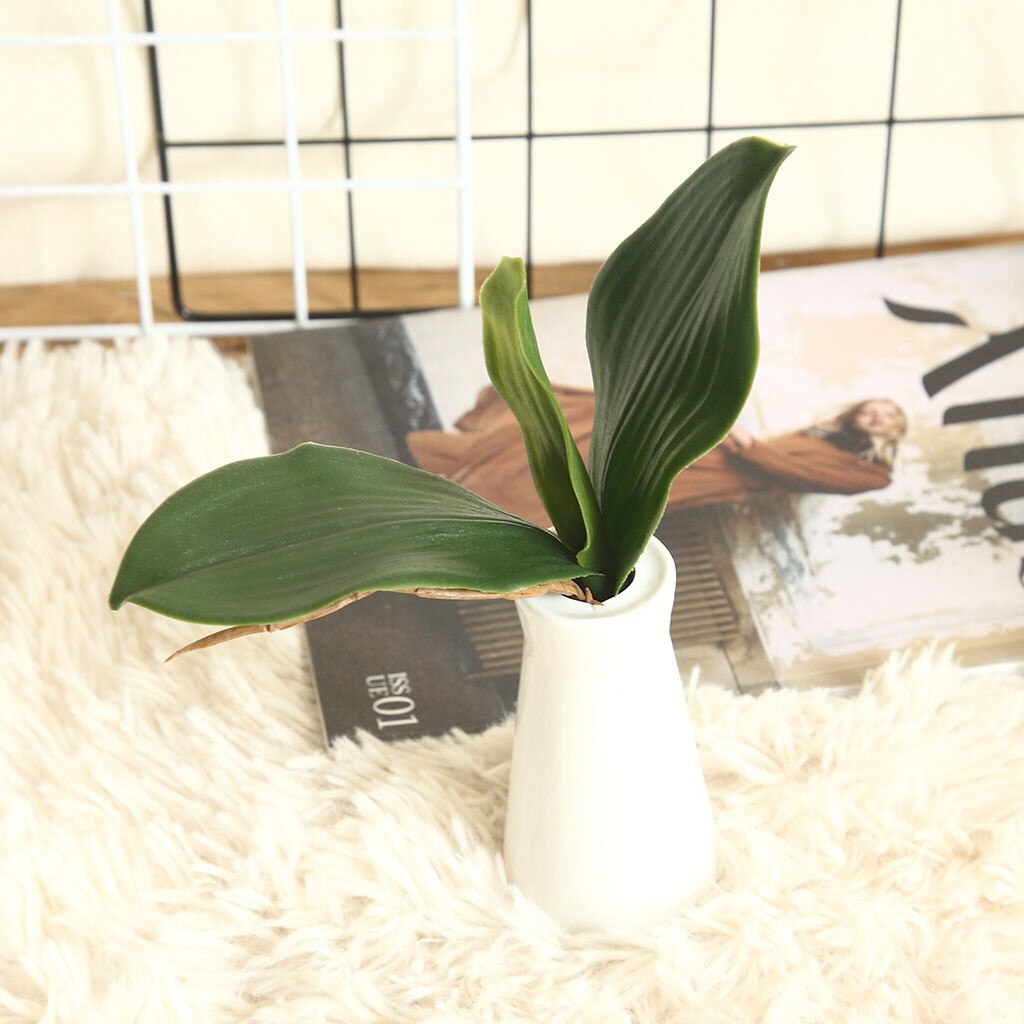 Phalaenopsis Leaf Orchid Artificial Flower Plant Wedding Decoration INS Wind: B