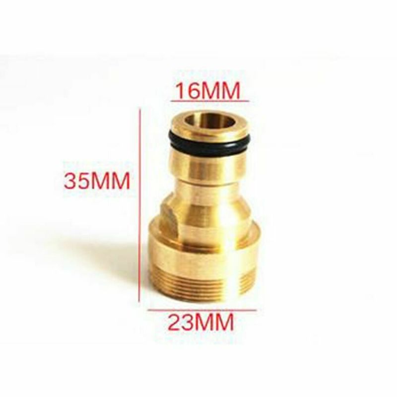Universal 23 mm Hose Tap Kitchen Adapters Brass Faucet Tap Connector Mixer Hose Adaptor Pipe Joiner Fitting Garden Watering Tool
