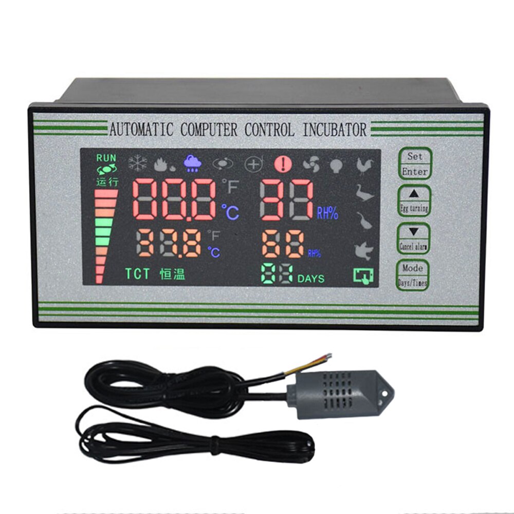 Digitale Temperatuur Controller Vochtigheid Incubator Controller XM18S Voor Ei Uitbroeden Digitale Thermostaat 220V/110V Met Sensor