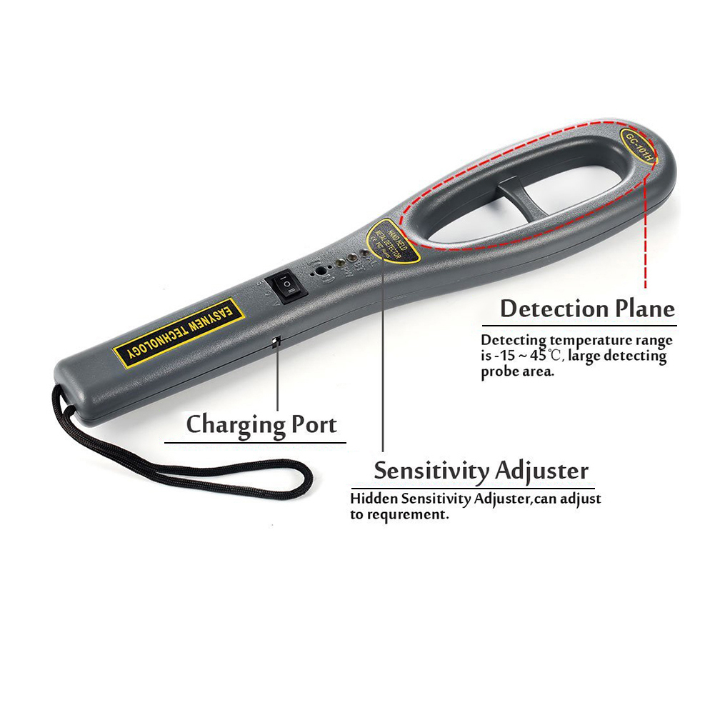 GC-101H Metal Detectors Handheld Security Bounty Instrument High Sensitivity Scanner Finder Instrument #35