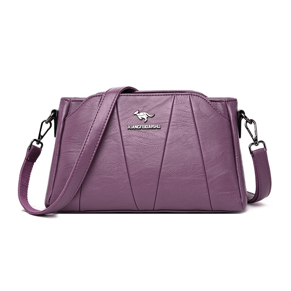 Luksusowe damskie torebki damskie torebki damskie Crossbody torby listonoszki projektant miękka skórzana torebka worek A Główny: Taro purpurowy