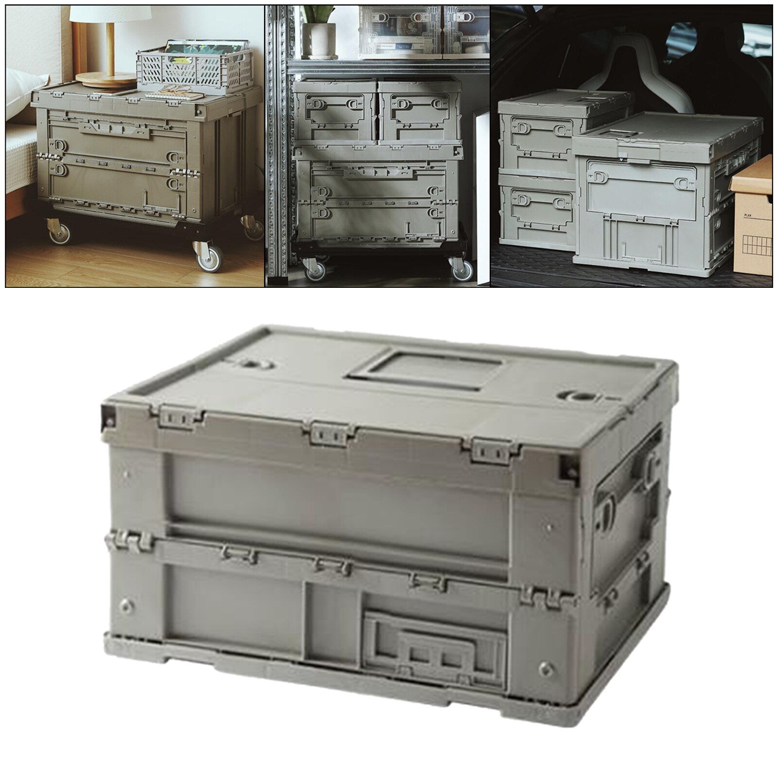 Outdoor Camping Barbecue Box Food Storage Containers Car Collapsible Boxes