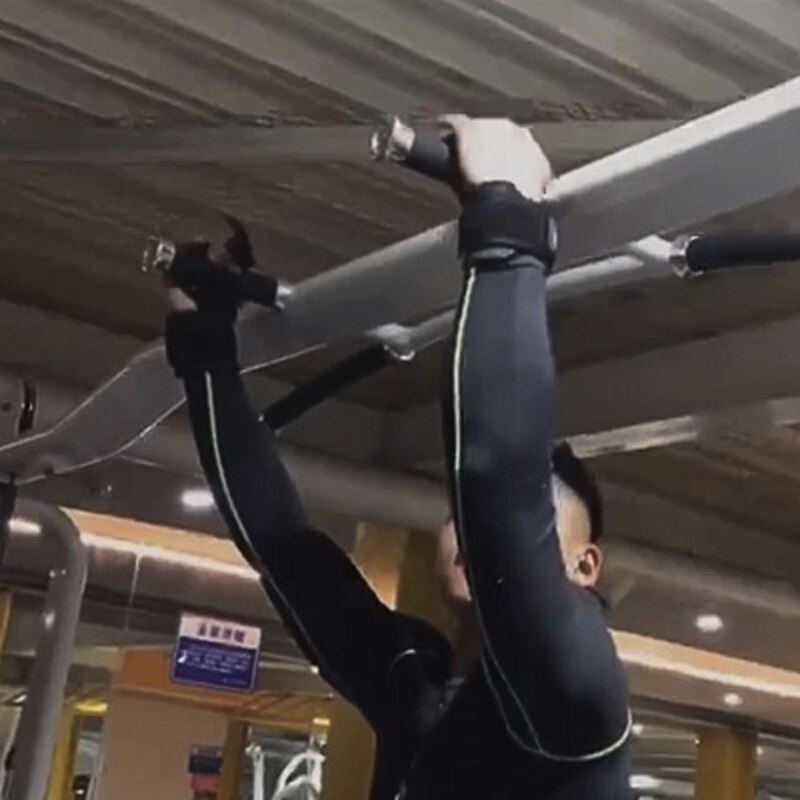 Maxairms 1 par vægtløftning håndstang håndledsstropper handske vægtløftning styrketræning fitnesscenter fitness krog støtte greb bælte