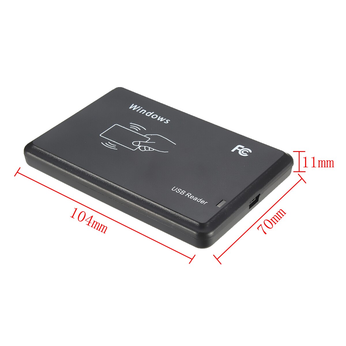 13.56MHZ USB M ifare RFID Contactless Proximity Sensor Smart Cards/ID Card Reader 14443A with USB Cable