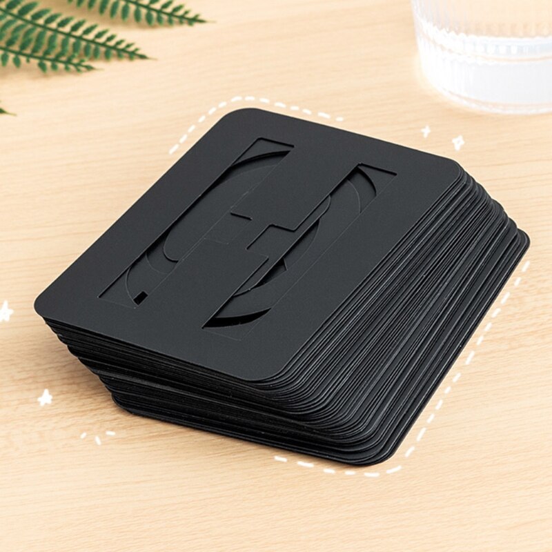 42Pcs Alphabet Letter Stencils Plastic Alphabet Number Drawing Template Reusable