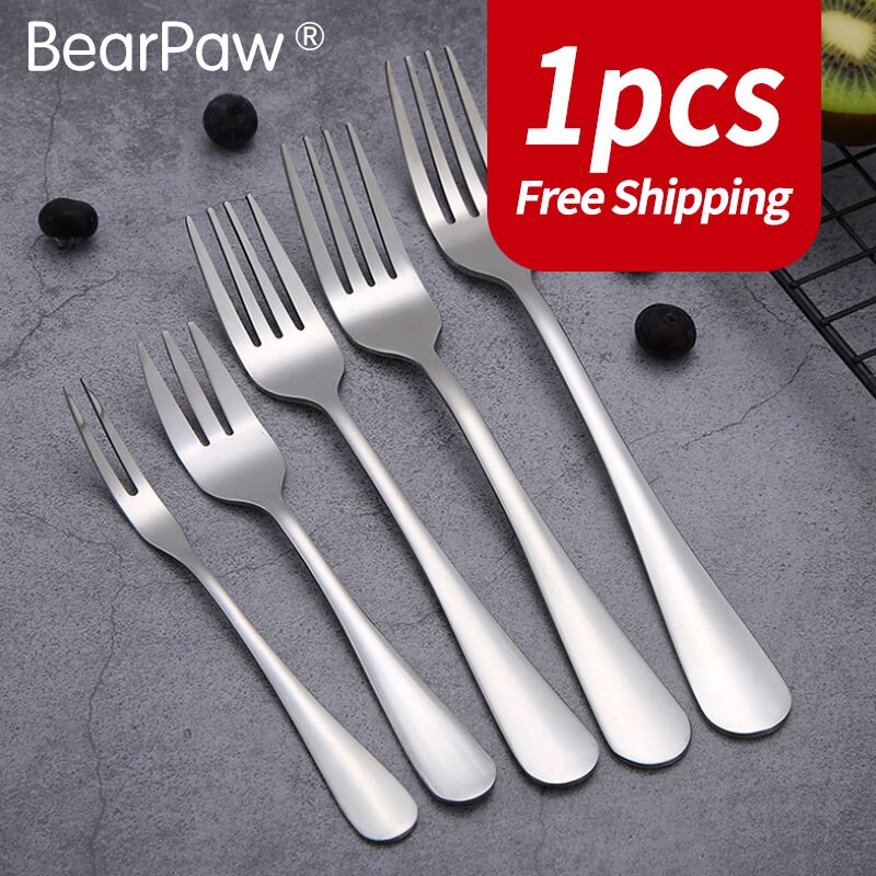 Fork Tea Cake Snack Fork Dinnerware Stainless Steel Fork Dessert Fruit Fork Silverware Lovely Mini Fork Used For Cake In Party