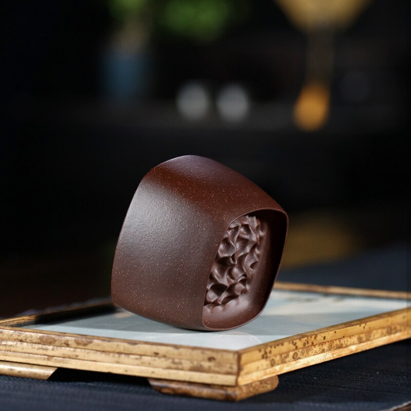 Niet Als Goed Vreugde Pot 】 Koubei Taihu Yixing Paars Zand Cup Door Hand Paarse Klei Party Modellering Grote Kom 150 Cc