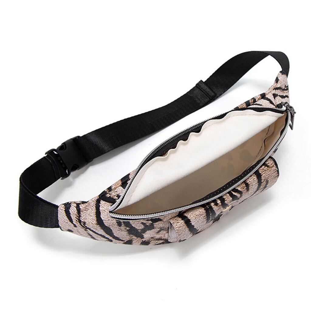 Frauen PU Taille Taschen Leopard drucken fanny Pack Reise Gürtel Geldbörse Schulter Taschen Tote Taille Tasche Sack Banane Femme bolsa