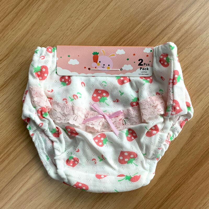 Sous-vêtements en dentelle pour petites filles, culotte en coton, 4 pièces/lot