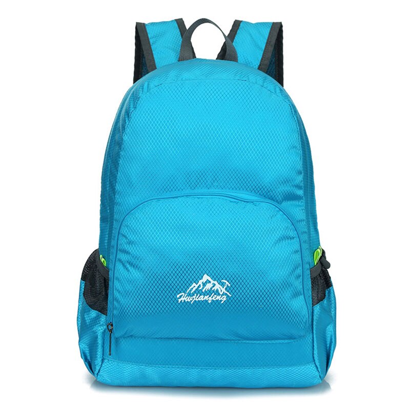 20L Outdoor Foldable Backpack Ultralight Waterproof Folding Lightweight Packable Bag Handy Travel Daypack Nano Bag: Blue Color