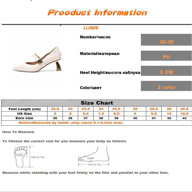 Herfst puntige neus pu dames hoge hakken rubber dikke hakken dames pumps schoenen instappers bruiloft feest schoenen voor vrouwen