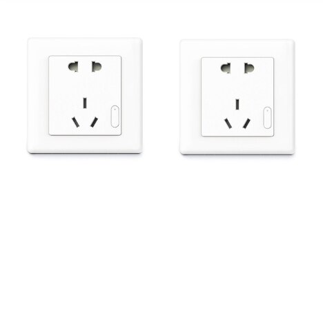 Aqara smart socket wall switch socket Plug zigbee app Wireless remote control smart socket smart home For MIhome app: 2PCS