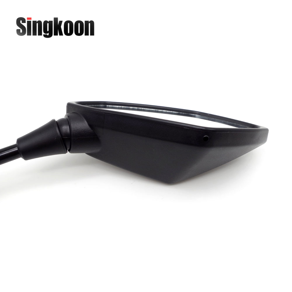 Universal 10mm motorrad spiegel Zubehör Schwarz Side Rückspiegel FÜR piaggio benelli leoncino honda schatten 750 hyosung