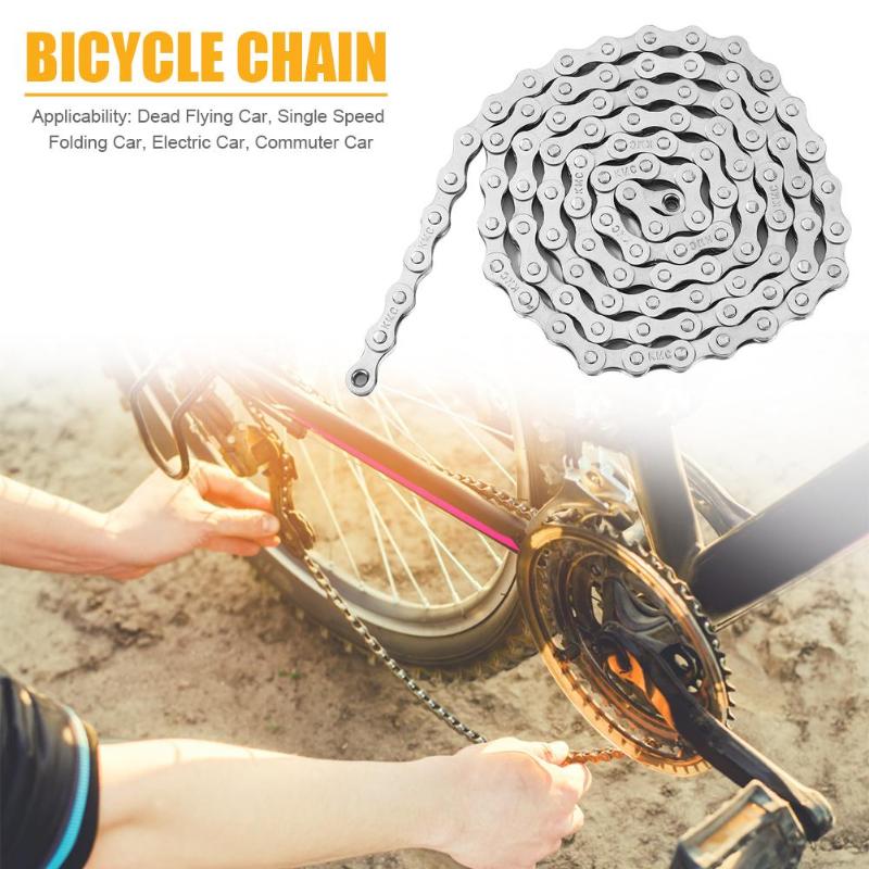Steel 98 Links MTB Bike Chain Single Speed Sturdy Bicycle Chain for Cycling