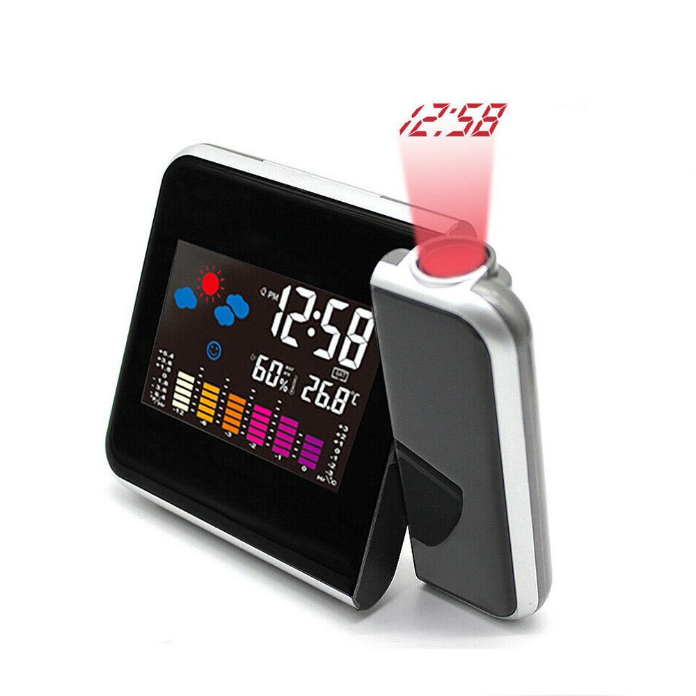 Smart LED Digital Projection Alarm Clock LCD Displ... – Vicedeal