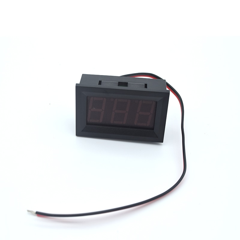 Mini Digitale Voltmeter Tester DC 4.5 V tot 30 V 2-Wire Mini LED Display Voltage Meter voor Testen auto Motorfiets Accu Auto