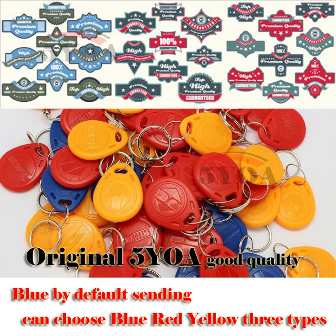 10 pz em4305 Copia Riscrivibile Scrivibile Riscrittura di em ID keyfobs RFID etichetta Chiave Anello di Carta di 125 khz Di Prossimità gettone di Accesso duplicare