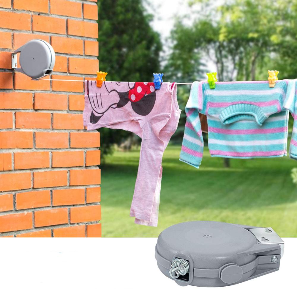 Retractable Reel Washing Line 12 m of Drying Space