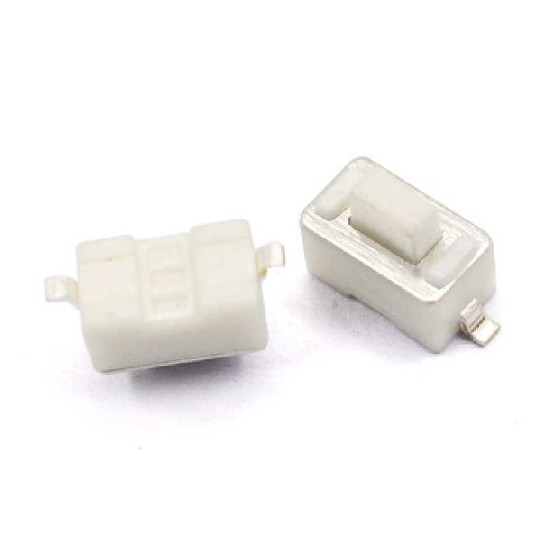 20 Stks/partij 3*6*4.3Mm Microschakelaar Witte Knop Tactiele Tact Drukknop Reset Knop 2pin Smd 3X6X4.3Mm