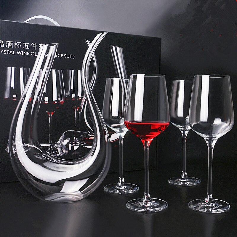 2 Stuks Kristallen Rode Wijn Beker Glas Luxe Rode Wijn Cup Set Familie Europese Grote Glas Kristal
