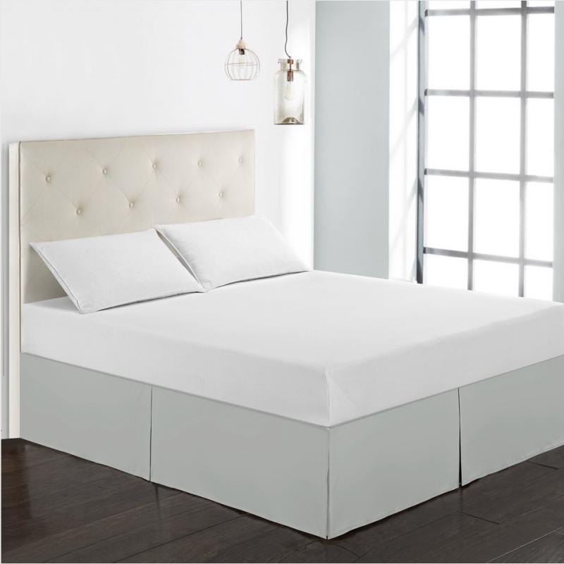 35 jupe de lit de luxe d'hôtel avec la Collection de surface de lit-15 inch a adapté le jumeau de baisse, plein, reine, roi