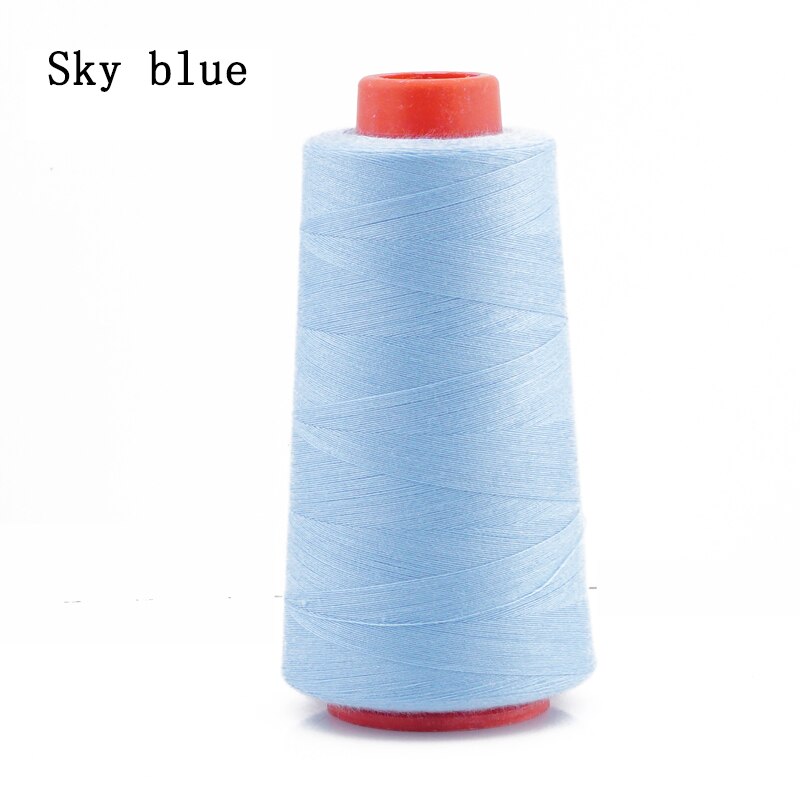 3000 Yards Polyester Sewing Machine Line 402 Pagoda Line Fine Line High Speed Flat Sewing Machine Line: Sky blue
