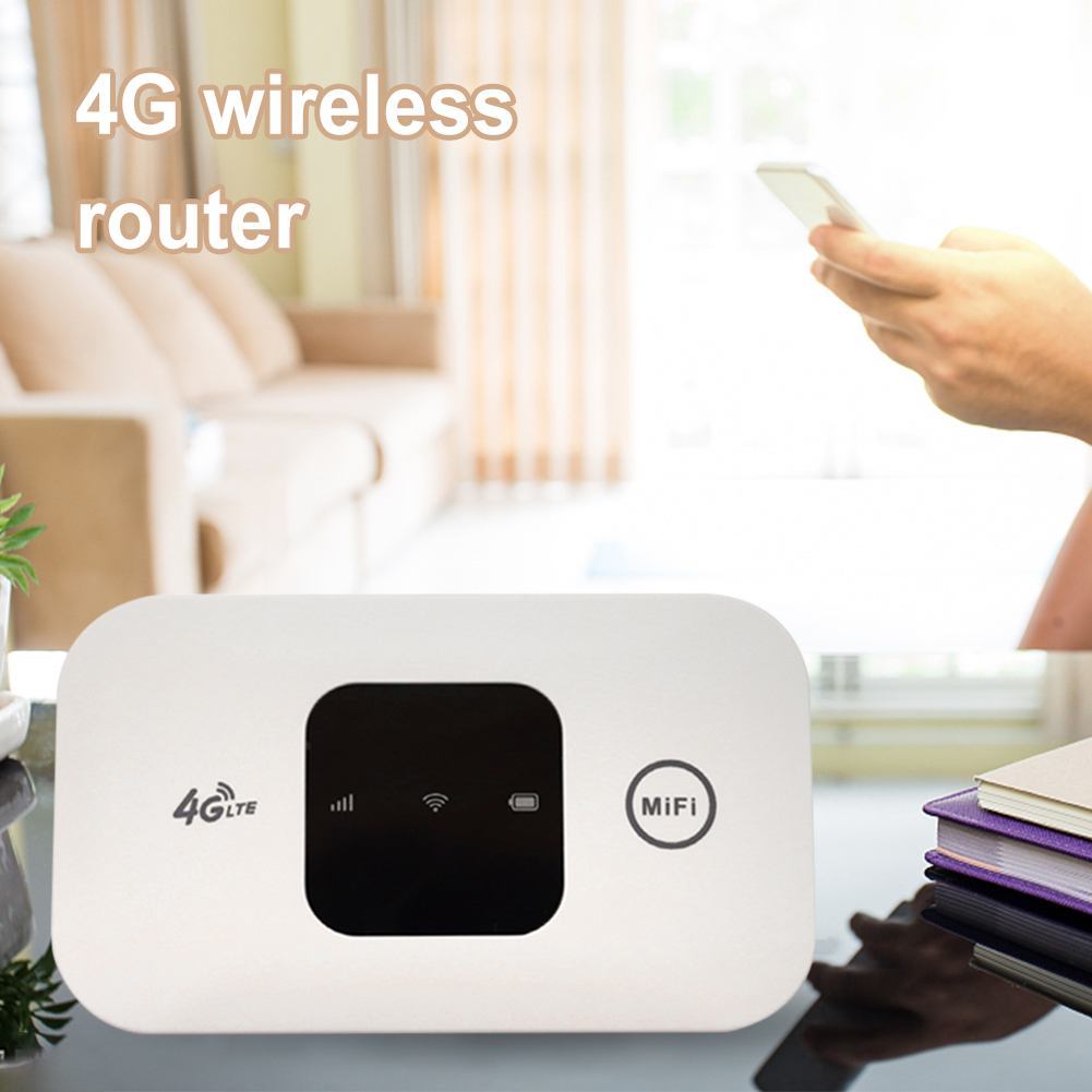 4G LTE WiFi Router Bezprzewodowy Wifi Przenośny Modem Mini Zewnętrzny Hotspot Kieszonkowy Mifi 150mbps Gniazdo Karty Sim Repeater 2100mAh Do Domu