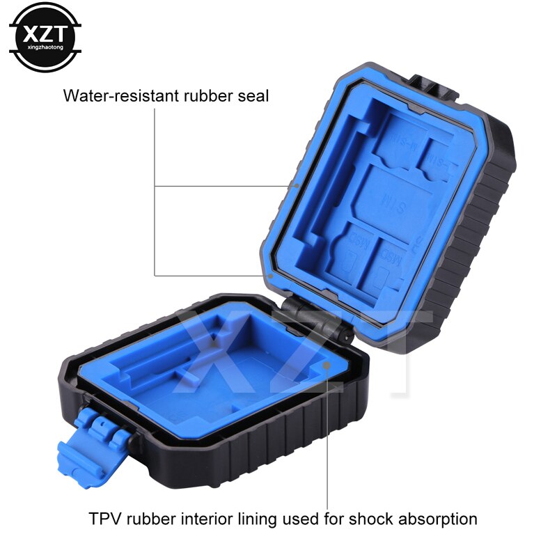 11 in 1 Micro SD Memory Card Case Holder Waterproof Storage Box Protector for 3 SIM + 2 XQD + 2 CF + 2 TF + 2 SD Card