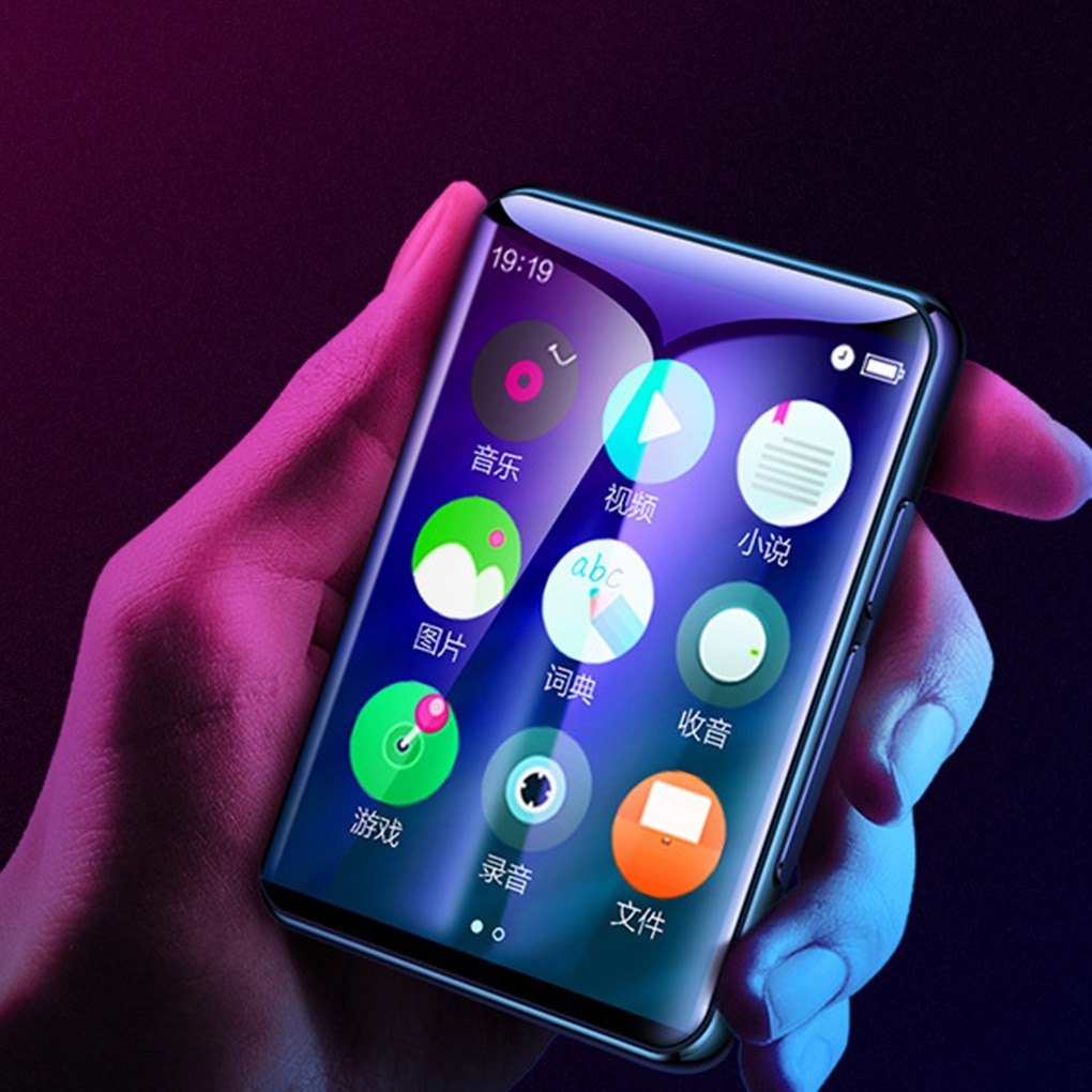 4/8/16GB MP3 MP4 Player Touch Control 2.8-inch Screen HiFi Video Player Students E-book Reader Music Listening