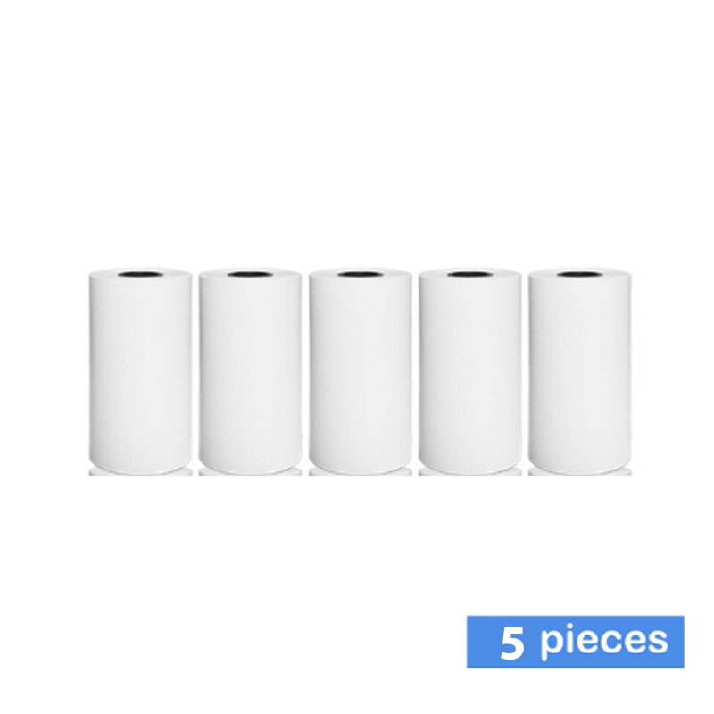 A8 printing Bluetooth connection thermal black and white mini printer error problem Office document web page picture printer: 5 rolls of printing