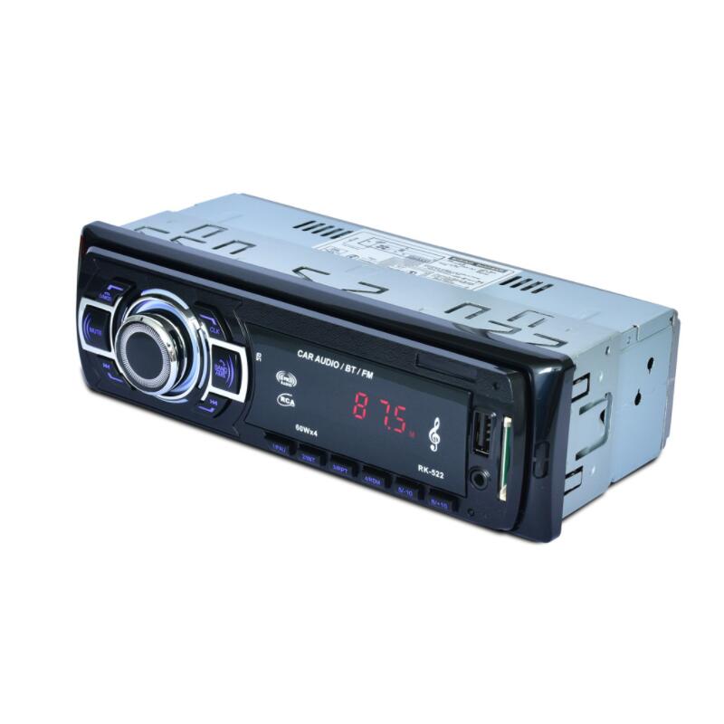 Car Radio Stereo Player Digital Bluetooth Car MP3 Player 60Wx4 FM Radio Stereo Audio Music USB/SD with In Dash AUX Input