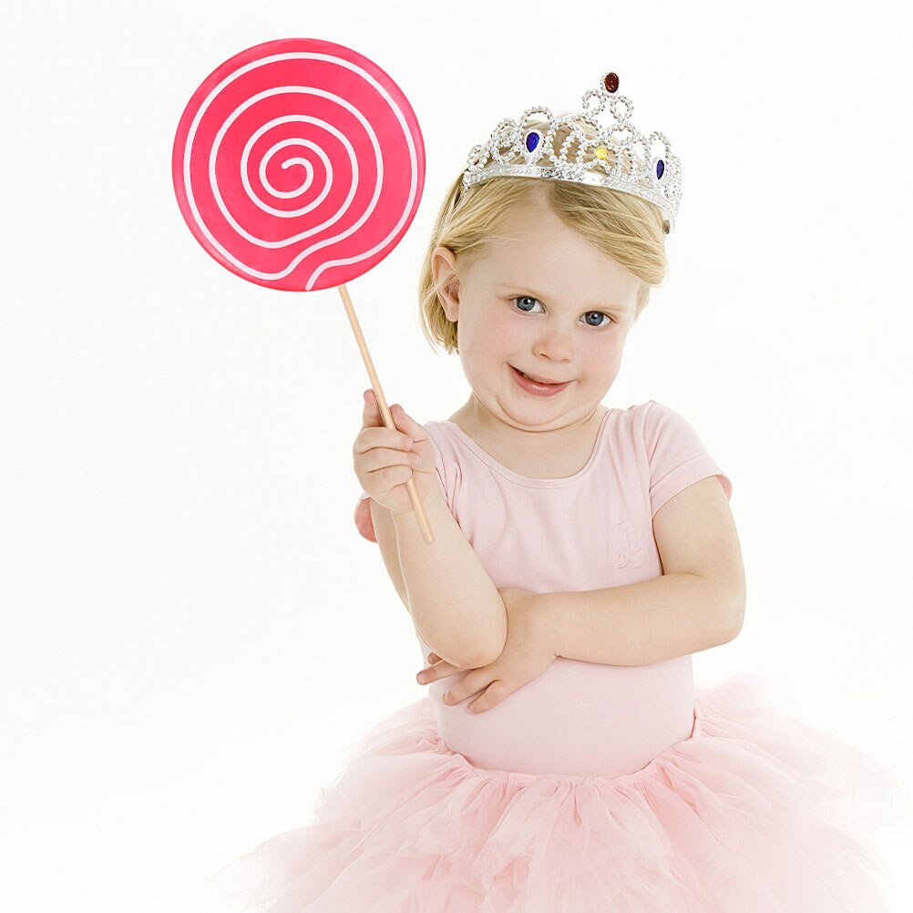 2Pcs Photography Props Unique Simulation Lollipop Decors Scene Decors