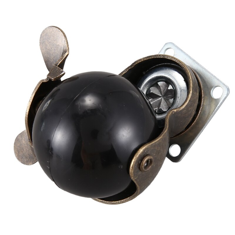 5Pcs Flat Bottom Plate with Brake Wheels and Casters Are Used to Move Coffee Tables,Office Chairs,Cabinets,Drying Racks gree