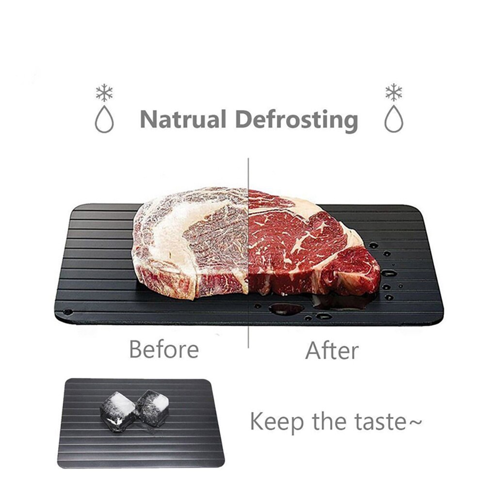 Fast Defrosting Tray Thaw Quick Defrosting Plate Board Defrost Frozen Food Meat